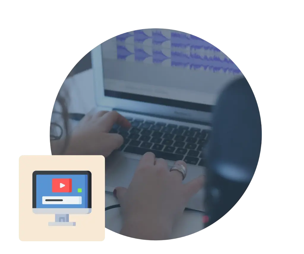 Sync screen recording with voice over, per minute