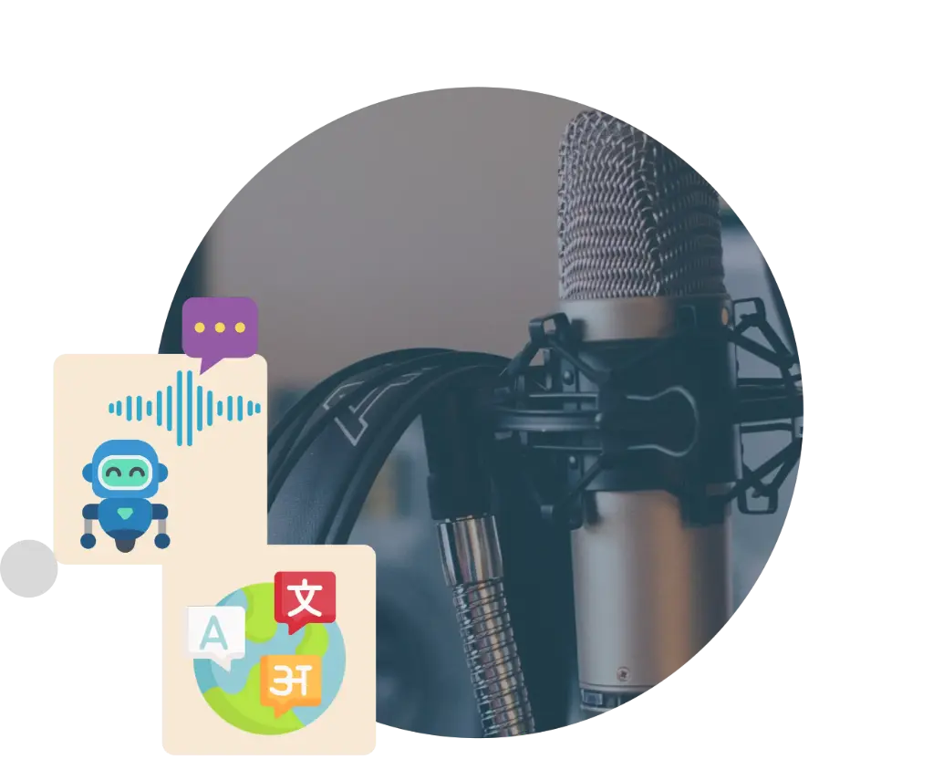 Voice over (AI, elke taal) per minuut (Regular (1 week))